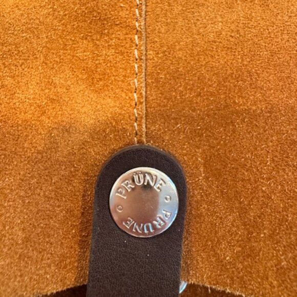 Prune Suede Crossbody Bag - Picture 7 of 7